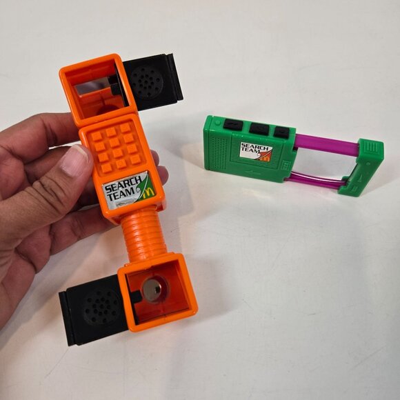 Vtg McDonald's Search Team Detective Happy Meal Toys Phone Periscope Magnifier - Picture 5 of 11